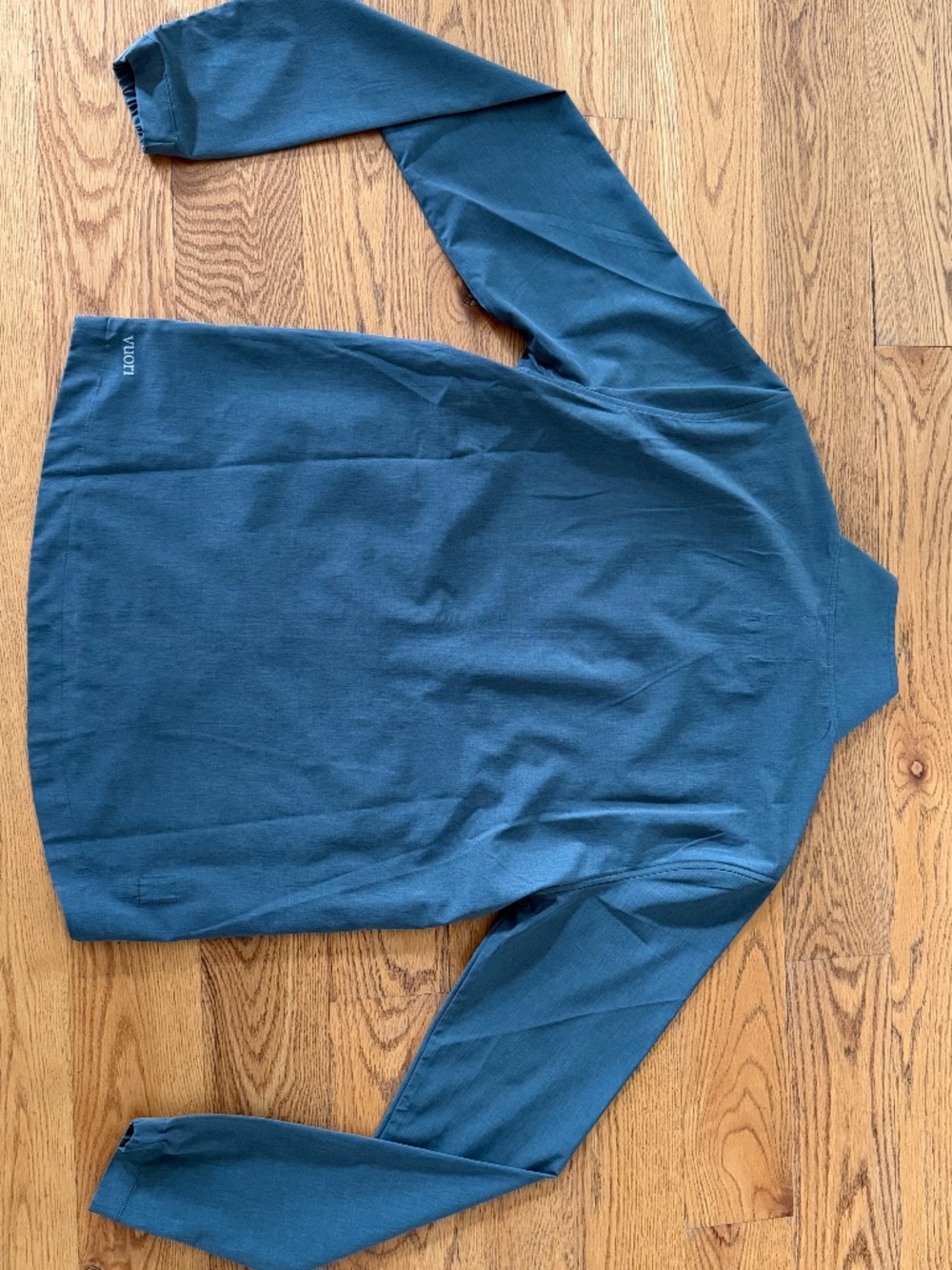 NWOT Vuori Mens Venture Track Jacket in Agate Green Linen Texture (Size Small) - Picture 10 of 10